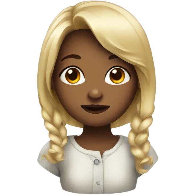 Cute girl emoji
