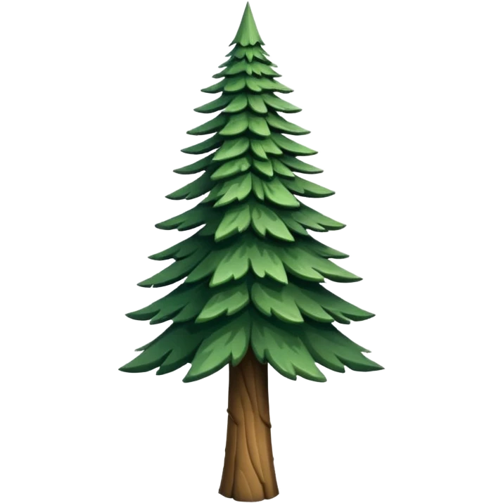 A tall pine tree with layered, pointed branches.






























































 emoji
