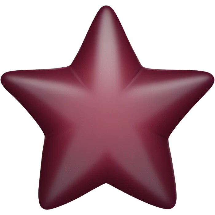 burgundy ⭐️ star emoji