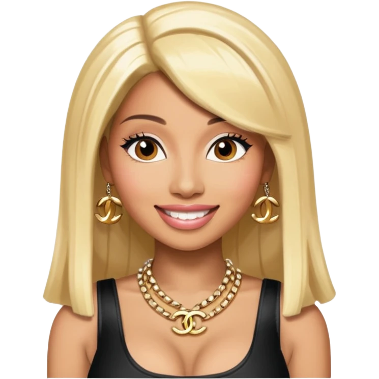 nicki minaj in chanel  emoji