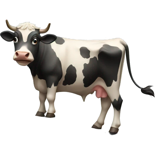 Cow on a mountain  emoji