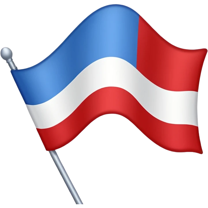 Emoji de drapeau avec les couleurs suivante : emoji