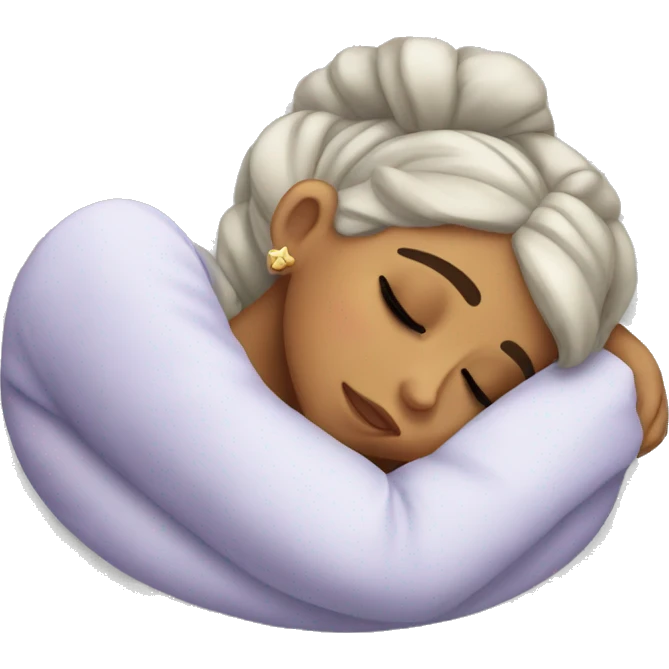 Ariana Grande sleeping emoji