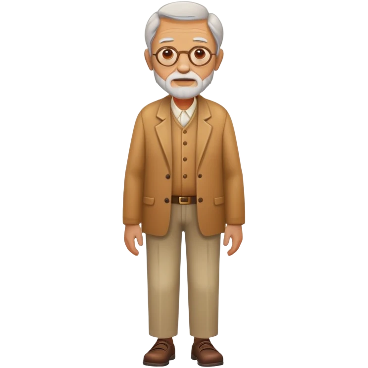 old man full body emoji