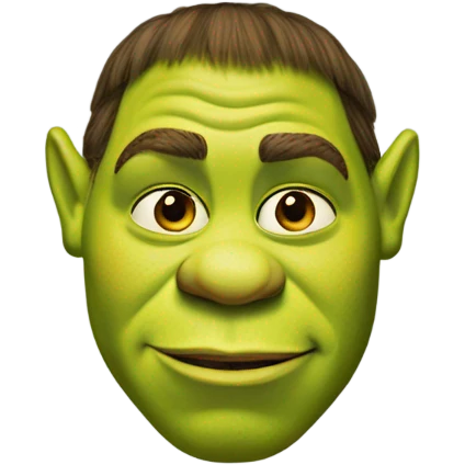 Shrek with text “Nina” emoji