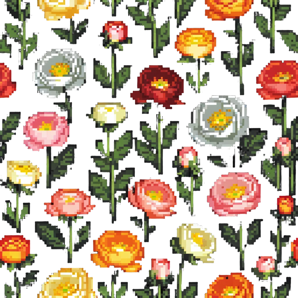 ranunculus flower bloom emoji
