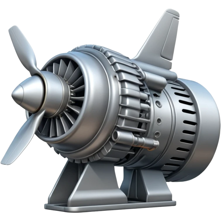 generate realistic airplane engine emoji