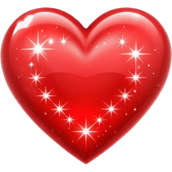 heart with sparkles emoji