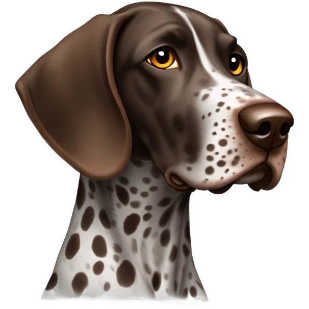 German shorthaired pointer emoji