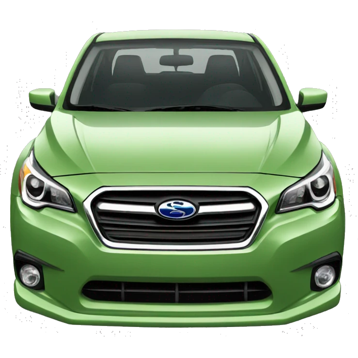 Subaru legacy be5 green emoji