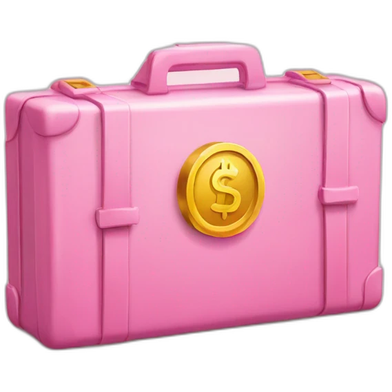 money iin pink case emoji