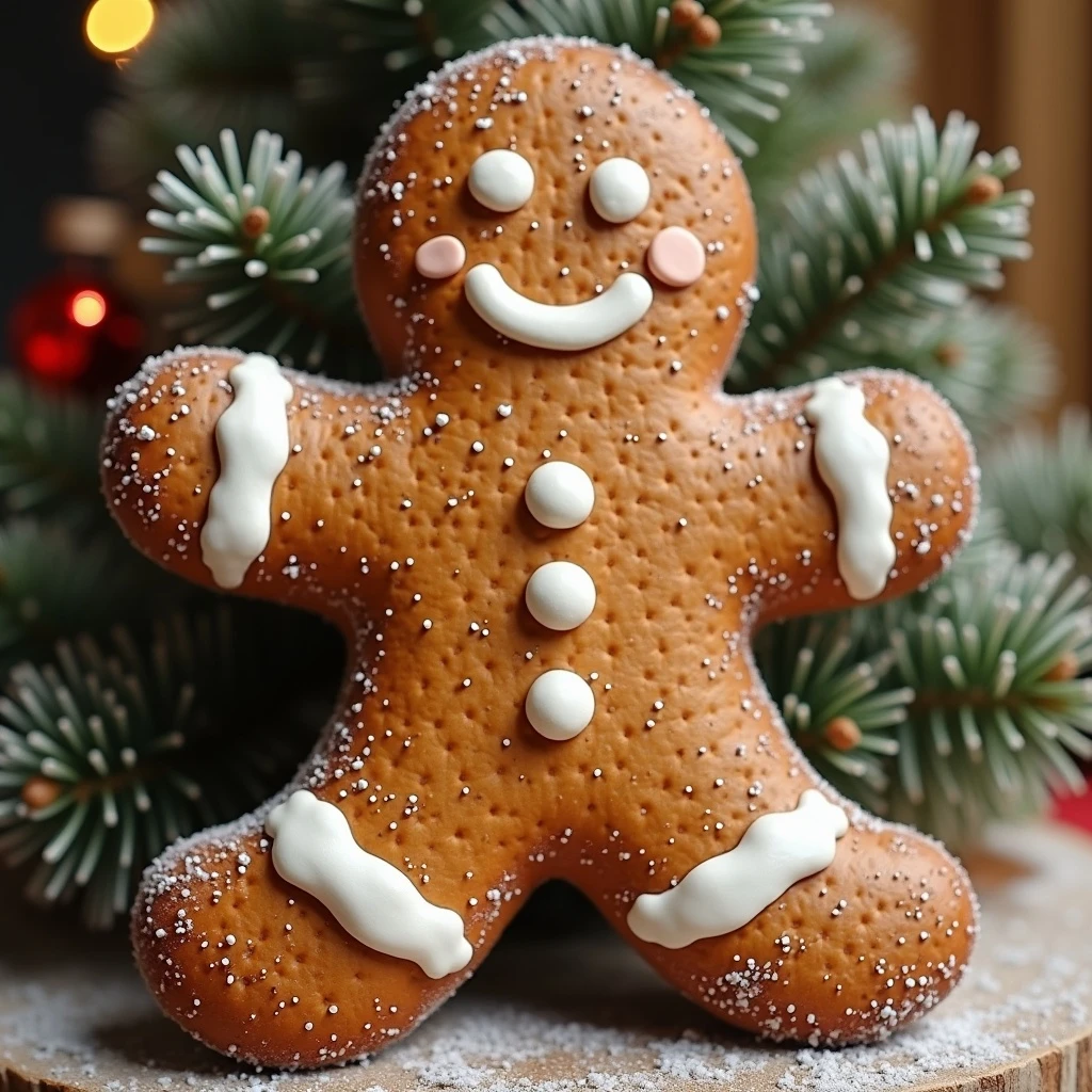 gingerbread man emoji