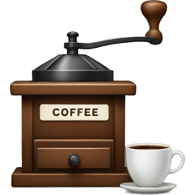 coffee mill emoji