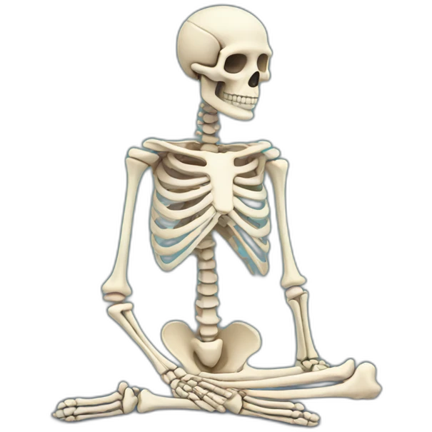 skeleton-waiting emoji