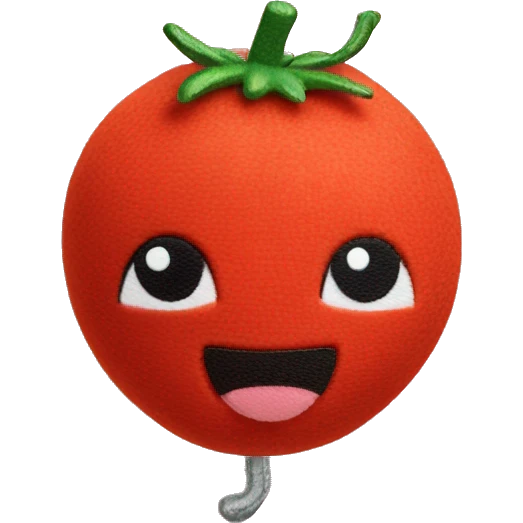 Tomato pin cushion emoji