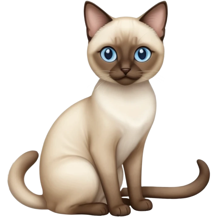 
Siamese cat emoji