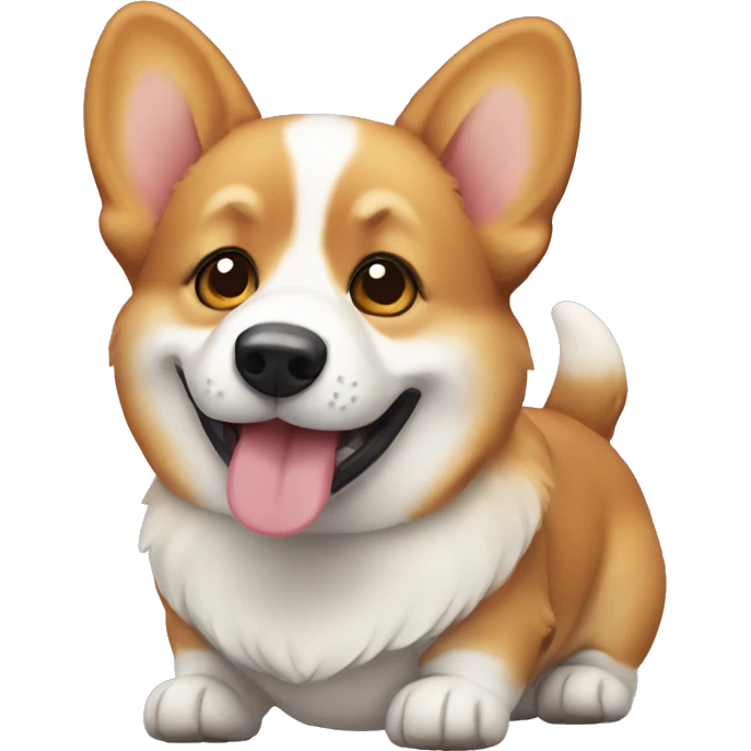 cute corgi emoji