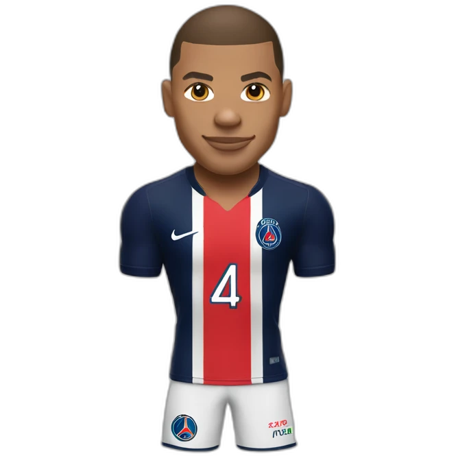 kylian mbappe, psg, buff, world cup, soccer emoji