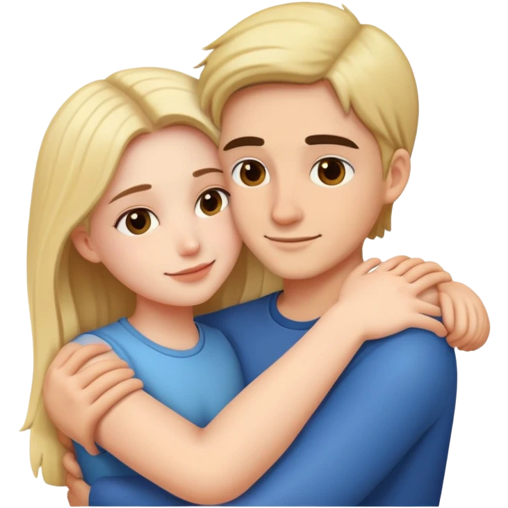 Two people hugging  emoji