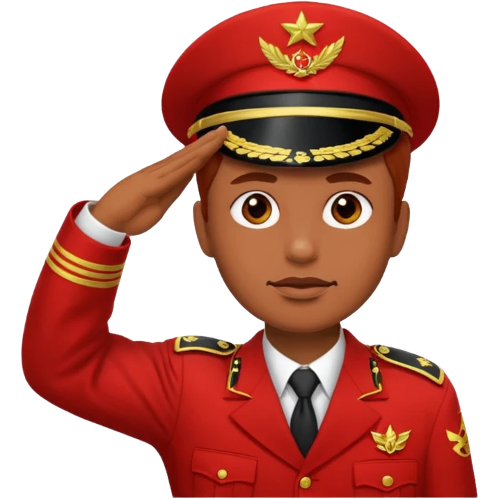 Red salute comrade! emoji