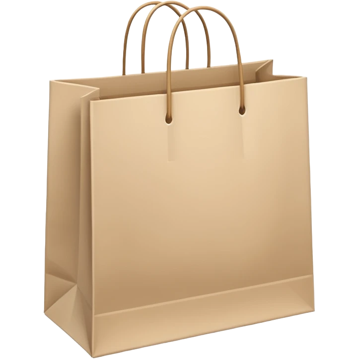 Light beige shopping bags emoji
