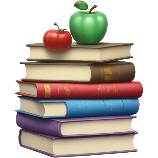 Stack of books emoji