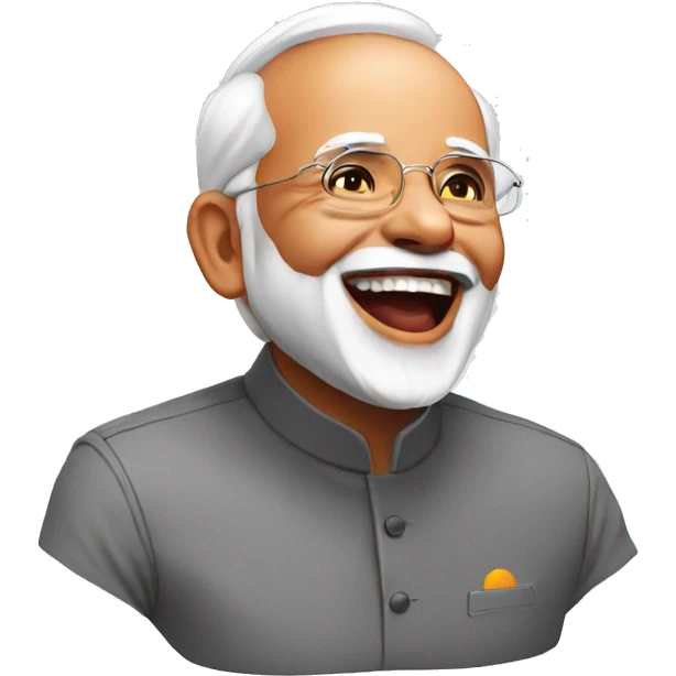 modi laughing emoji