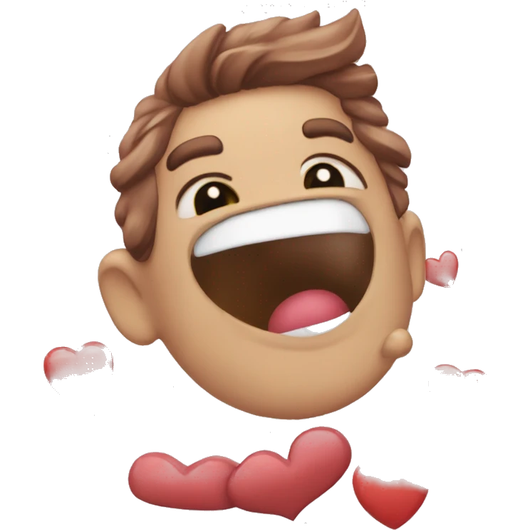emoji enamorado mandando un beso emoji