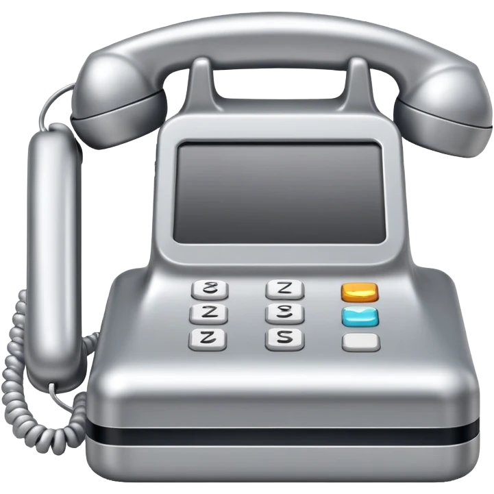 Phones silver emoji
