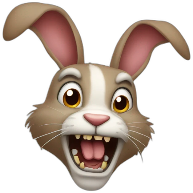 rabid rabbit emoji