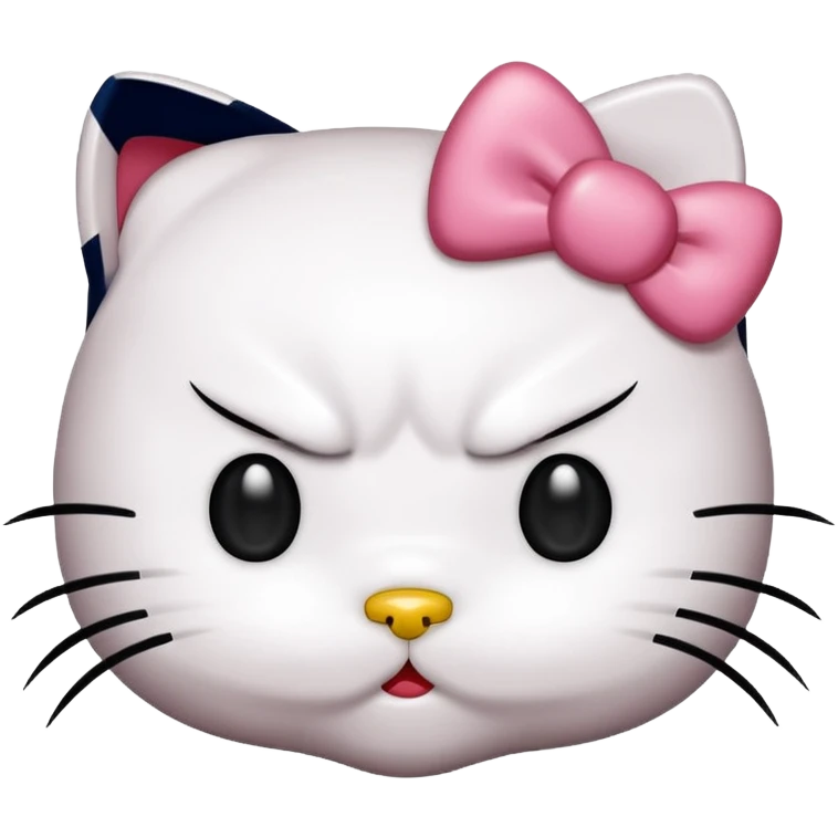 Angry hello kitty  emoji