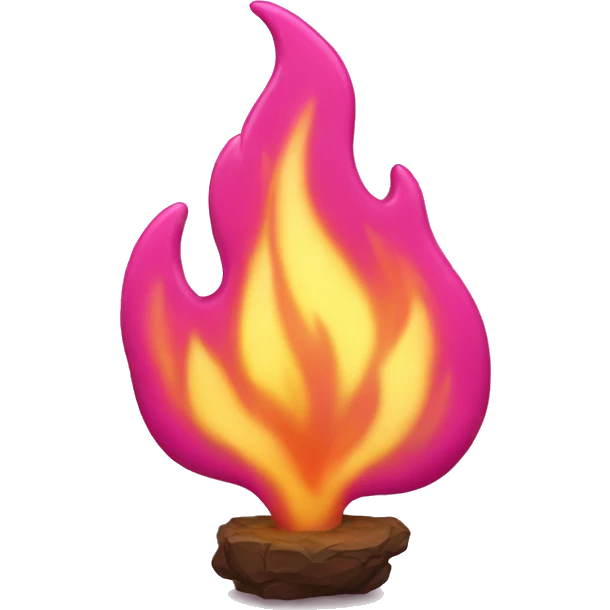 pink flame emoji