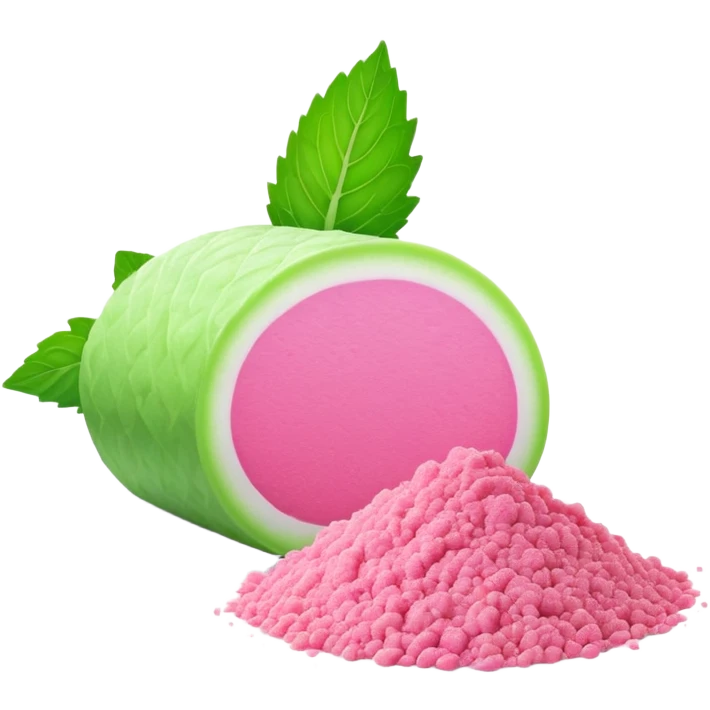 Pink wasabi  emoji