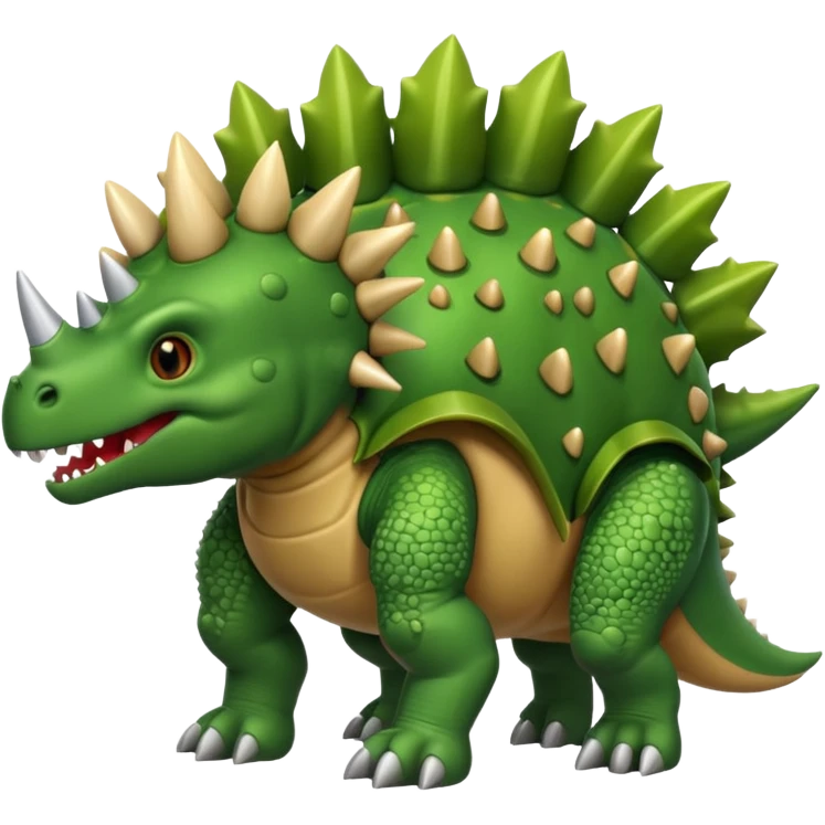 Stegosaurus dinosaur emoji