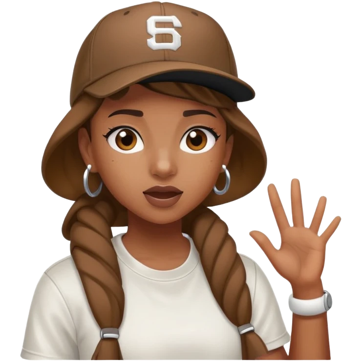 girl rapping  emoji