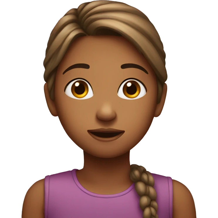 shy girl emoji
