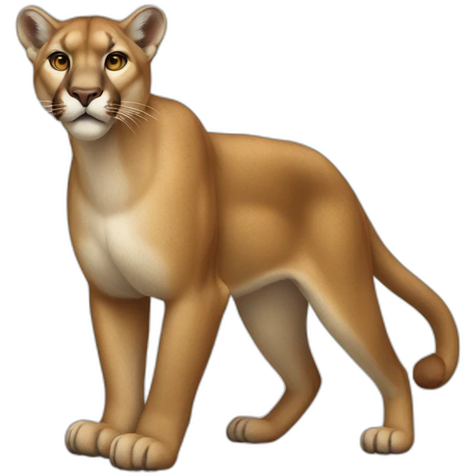 Mountain Lion Full Body emoji