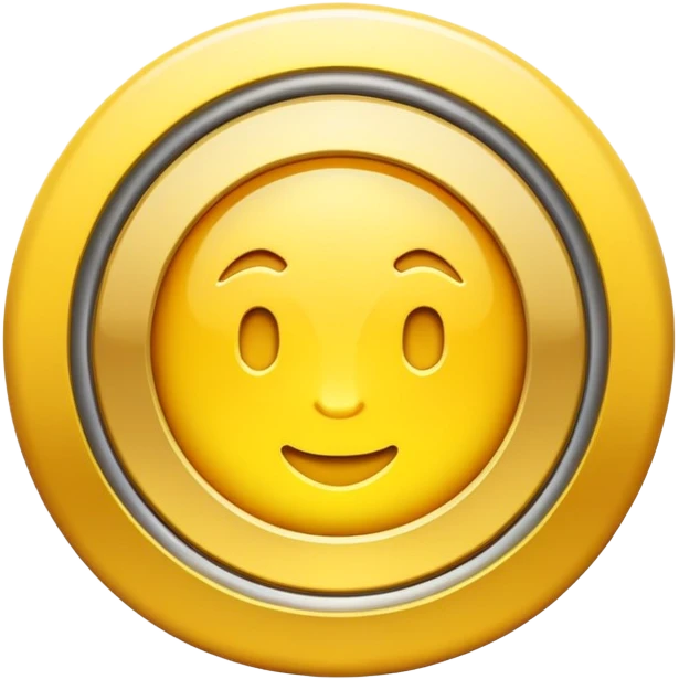 100% icon in glowing yellow emoji