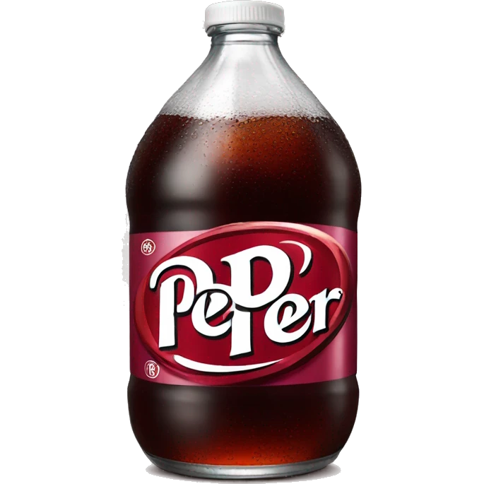 Dr Pepper soda emoji