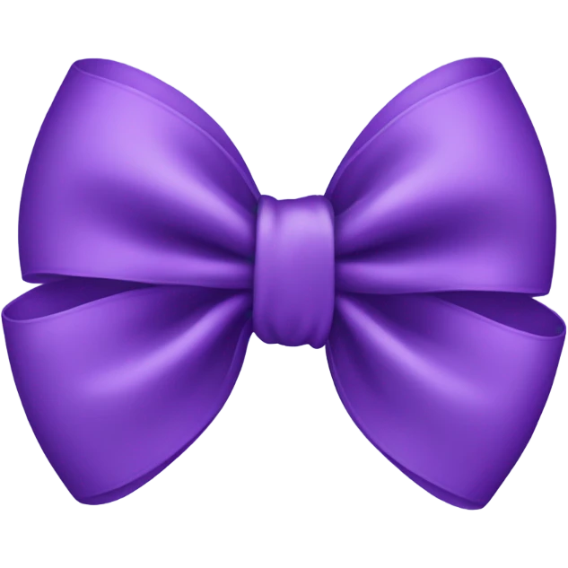 purple bow emoji