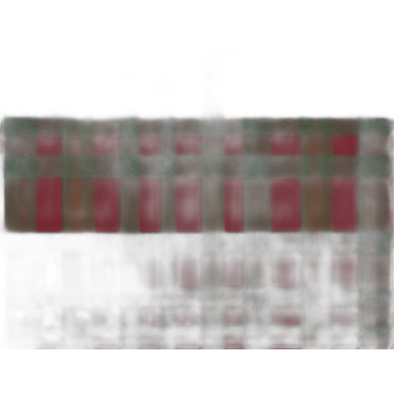 Tartan cushion emoji