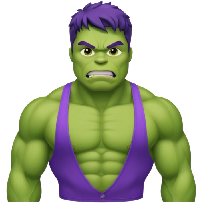 hulk  de sutiã emoji