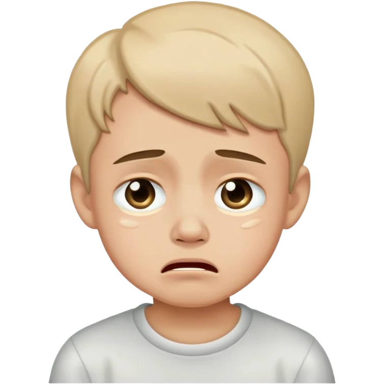 Niño llorando emoji
