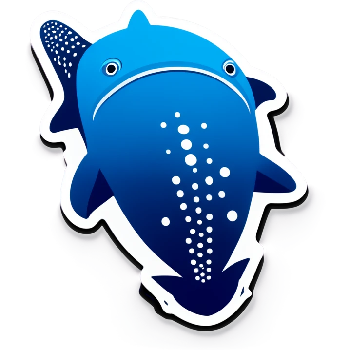 Whale shark emoji