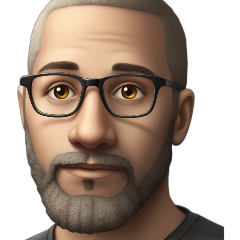 male with glasses and beard emoji