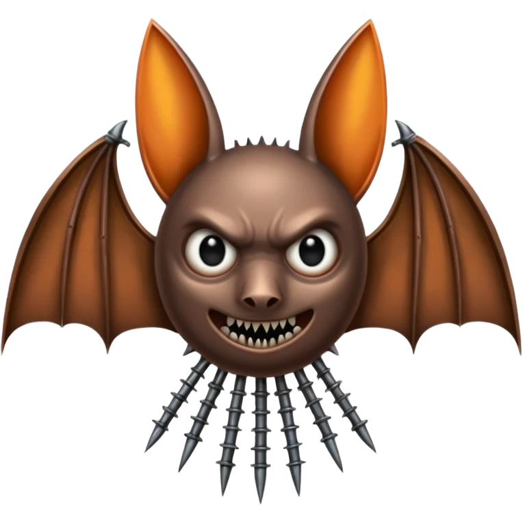 bat with nails from stranger things emoji