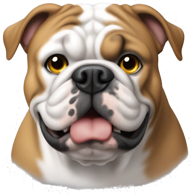 english bulldog protection emoji