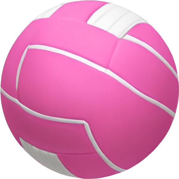 pink volleyball emoji