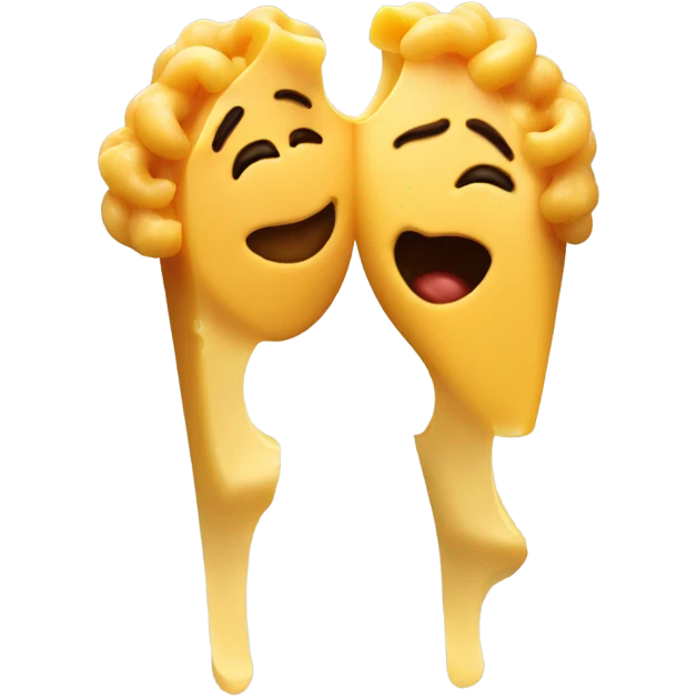 mac n cheese kissing emoji