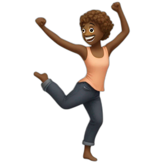 Chat qui danse emoji